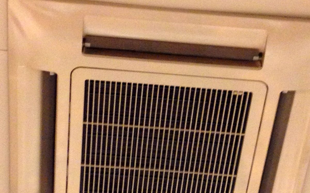 Ceiling cassette AC unit service